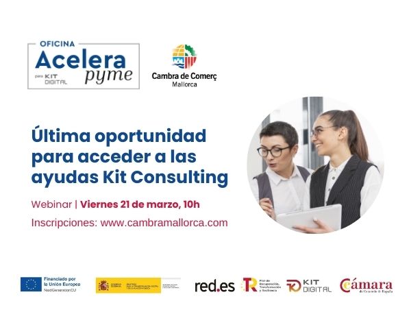 Última oportunidad para acceder a las ayudas Kit Consulting